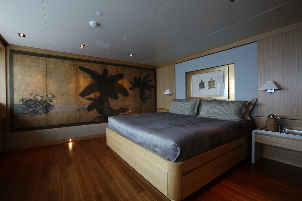 Owner Suite - SuperYacht Exuma - photo  courtesy of Perini Navi