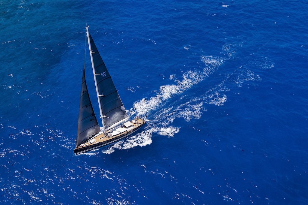 P2 by Perini Navi sailing