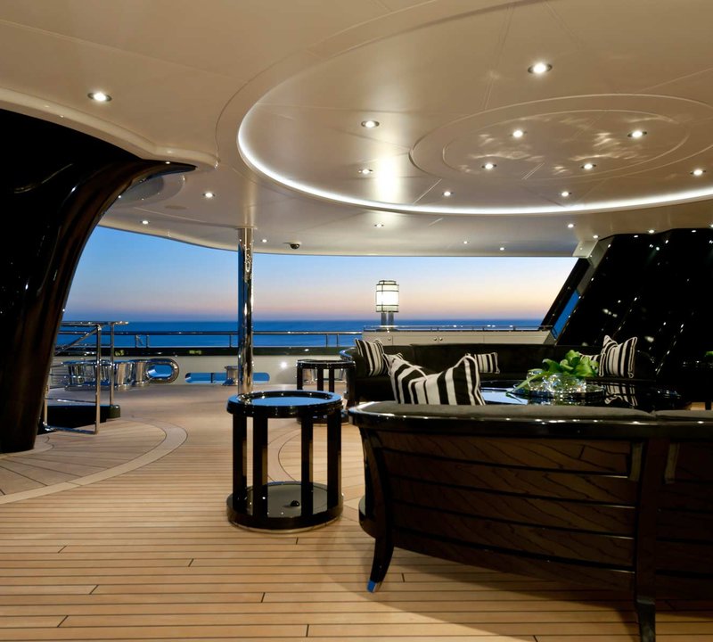 Phoenix 2 Aft Deck By Night