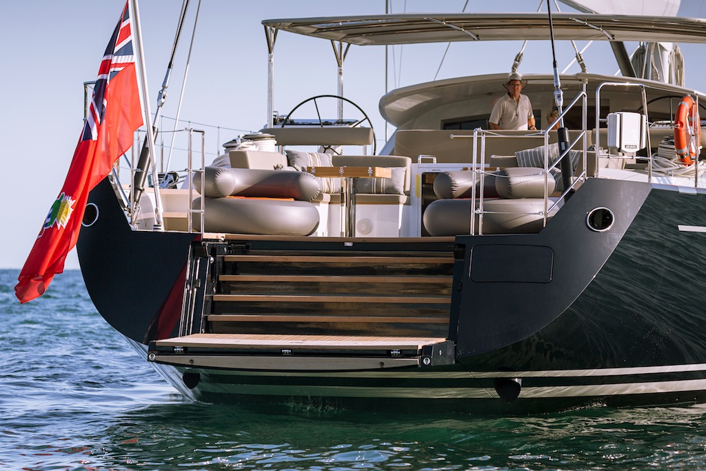 Royal Huisman S:Y Sea Eagle - Photo by Carlo Baroncini Photography - Beach Deck