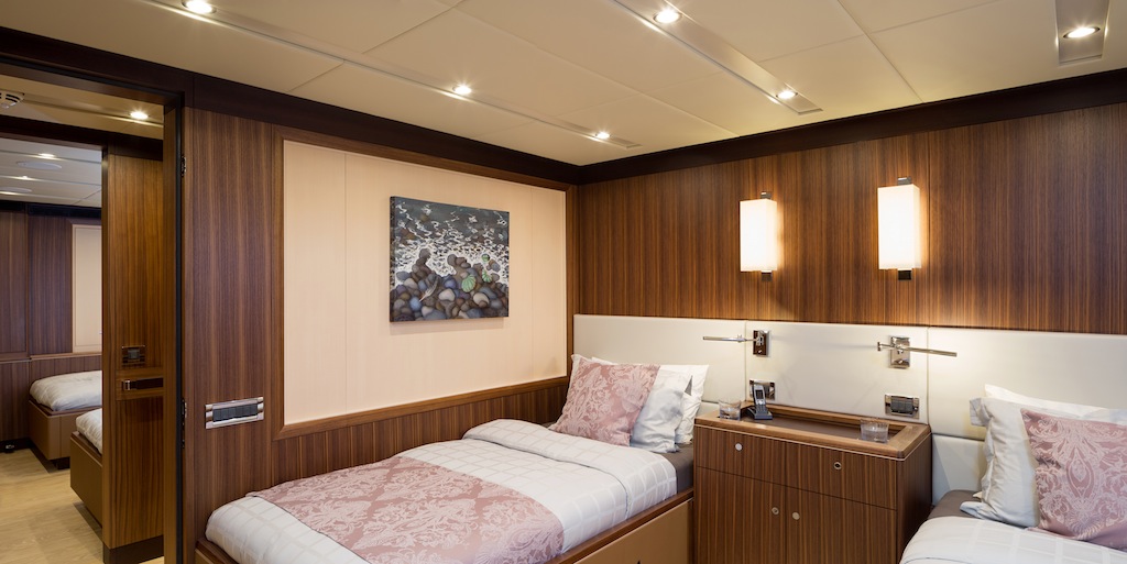 Royal Huisman S:Y Sea Eagle - Photo by Carlo Baroncini Photography - Guest Accommodation