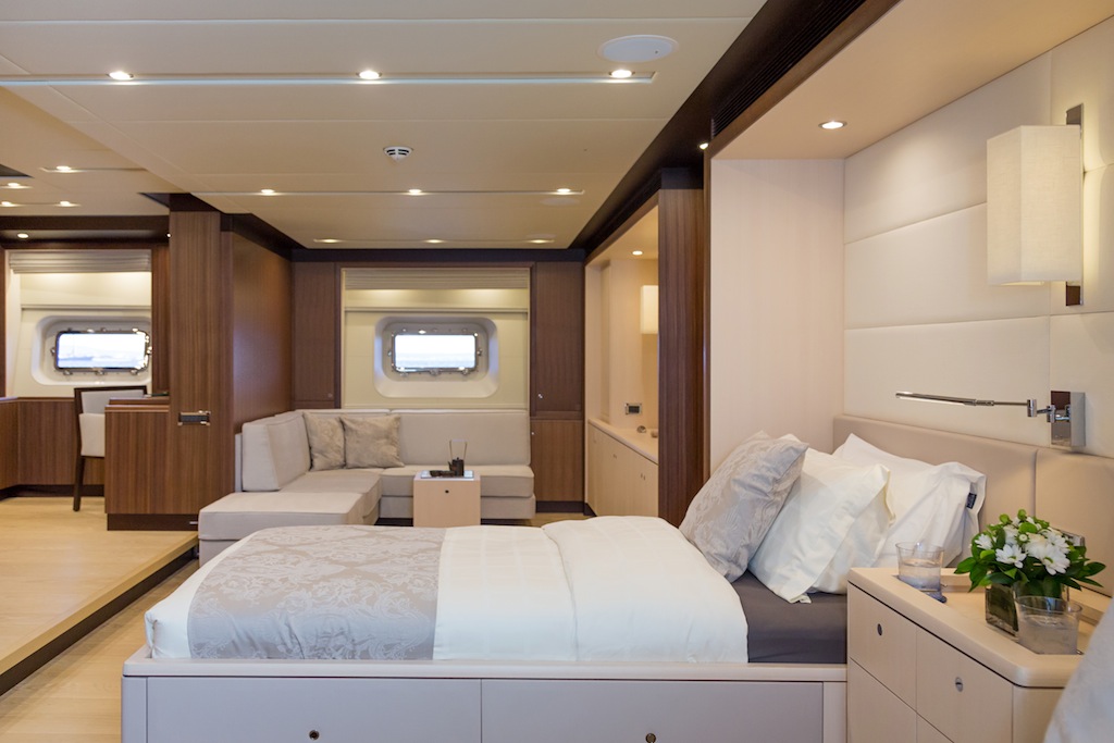 Royal Huisman S:Y Sea Eagle - Photo by Carlo Baroncini Photography  - Owner Suite