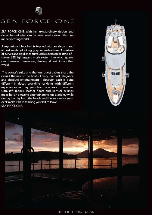 SEA FORCE ONE - Interior 9