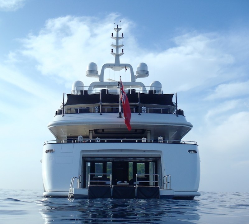 SILVER ANGEL aft view