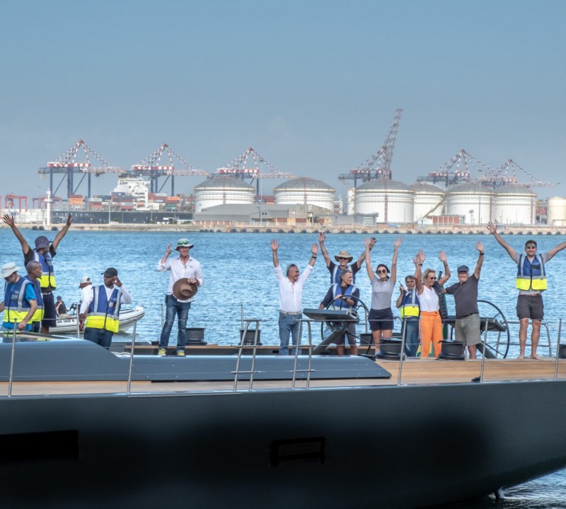 SW96 Nyumba Yacht Launch In Cape Town