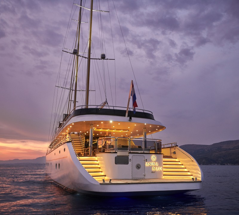 Aft View In The Evening