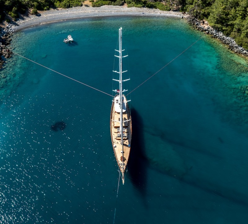 In A Bay