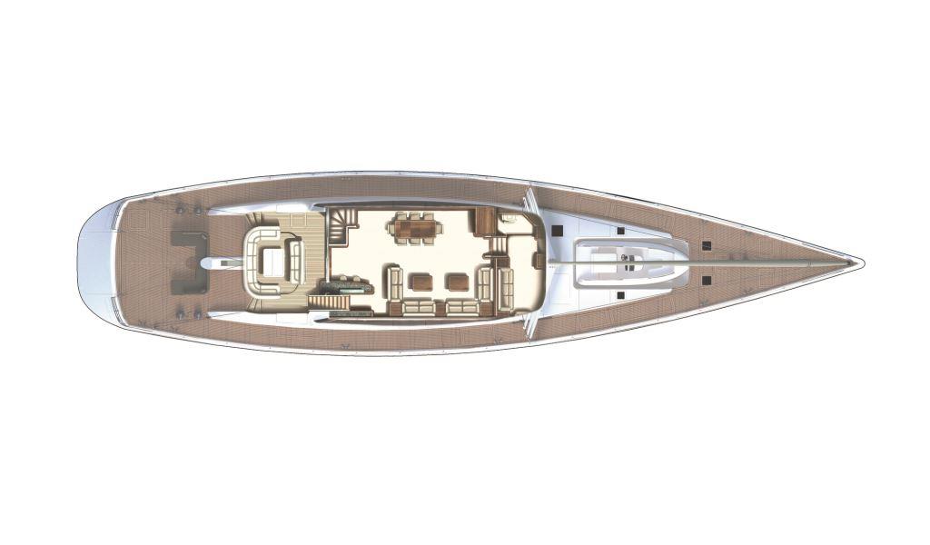SY TWILIGHT - Layout upper deck