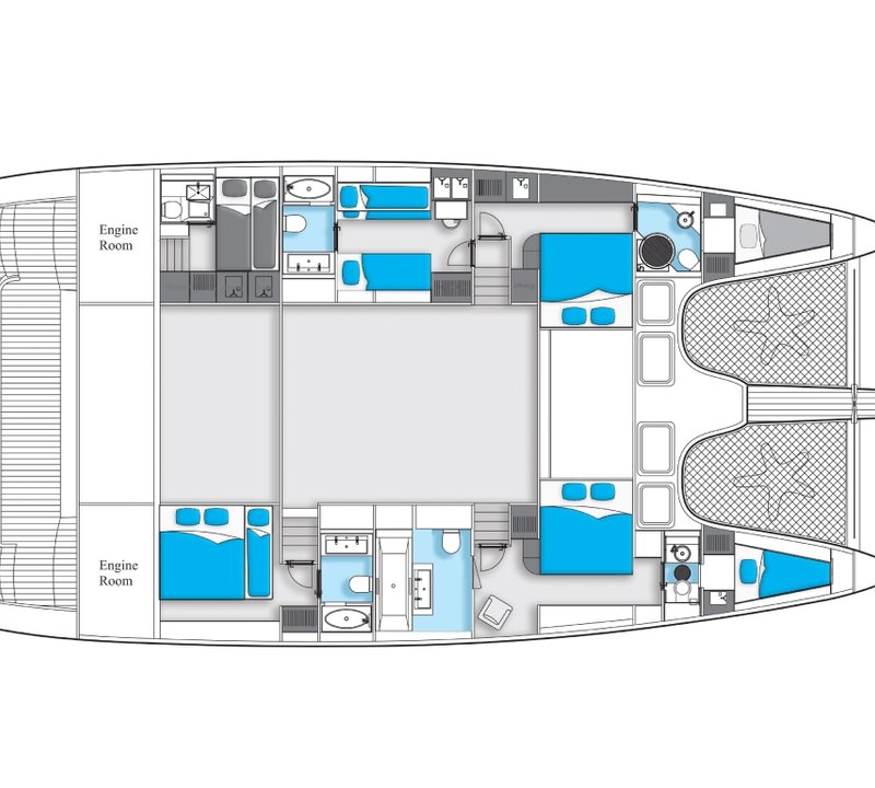 Sail Cat MAVERICK - Layout