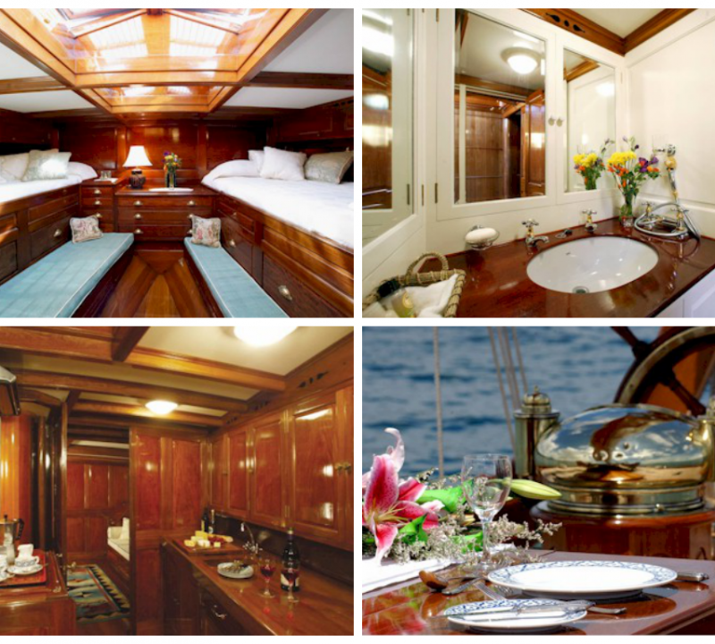 Sailing Yacht MOONBEAM Interiors