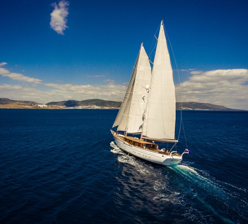 Sailing Stern View