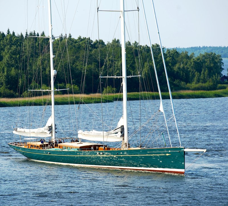 Sailing Yacht Hetairos Ex Project Panamax Sets Sail