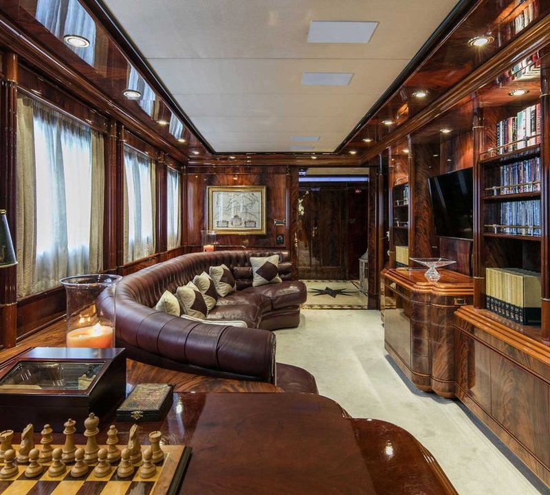 Salon With Library