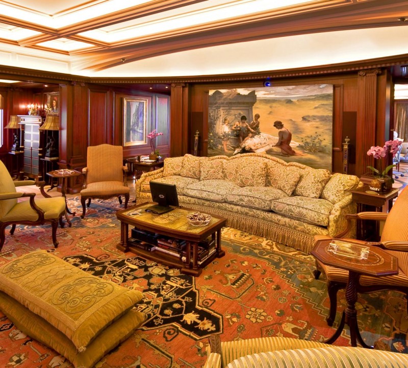 Superyacht Samar. Main Salon
