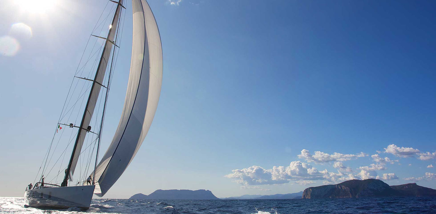 under sail