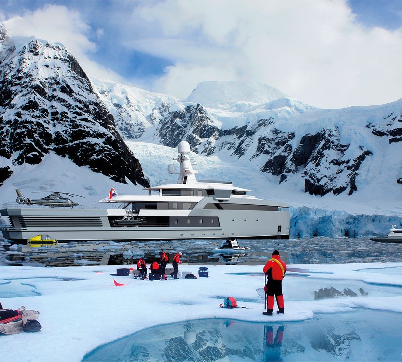 SeaXplorer-65m In Antartica Rendering