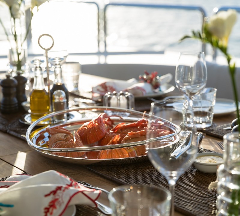 Sereno Dining Set Up - Photo Jeff Brown