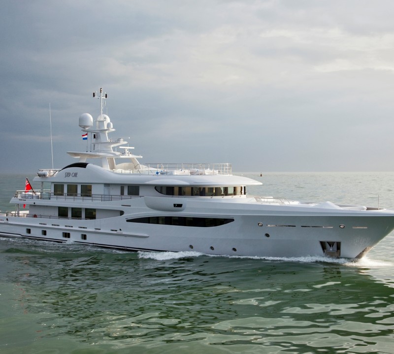 Sistership to Engelberg Yacht - First Amels LE180 superyacht Step One