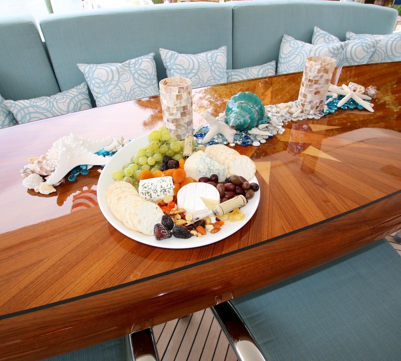 Snacks On Aft Deck