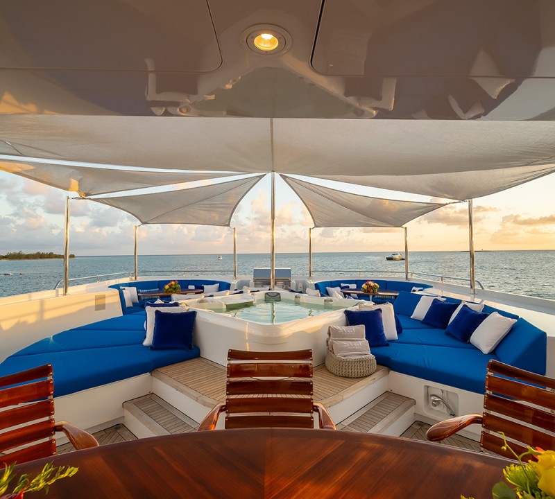 Sun Deck At Sunset