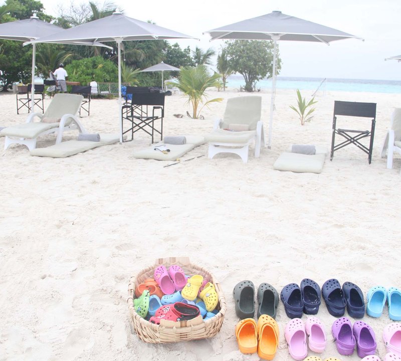 Sunbathing Beach Setup