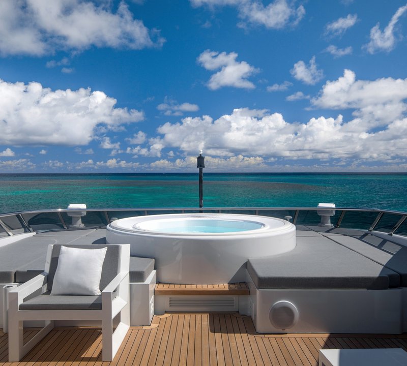 Sundeck Jacuzzi And Sunbeds