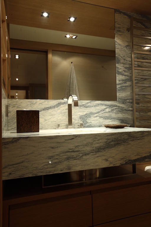 SuperYacht Exuma Guest Bathroom -  photo  courtesy of Perini Navi