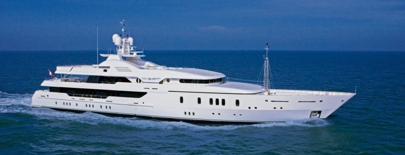 Superyacht Aquarius (ex My Shanti, Shanti, Teddy, Nirvana) - Credit Amels
