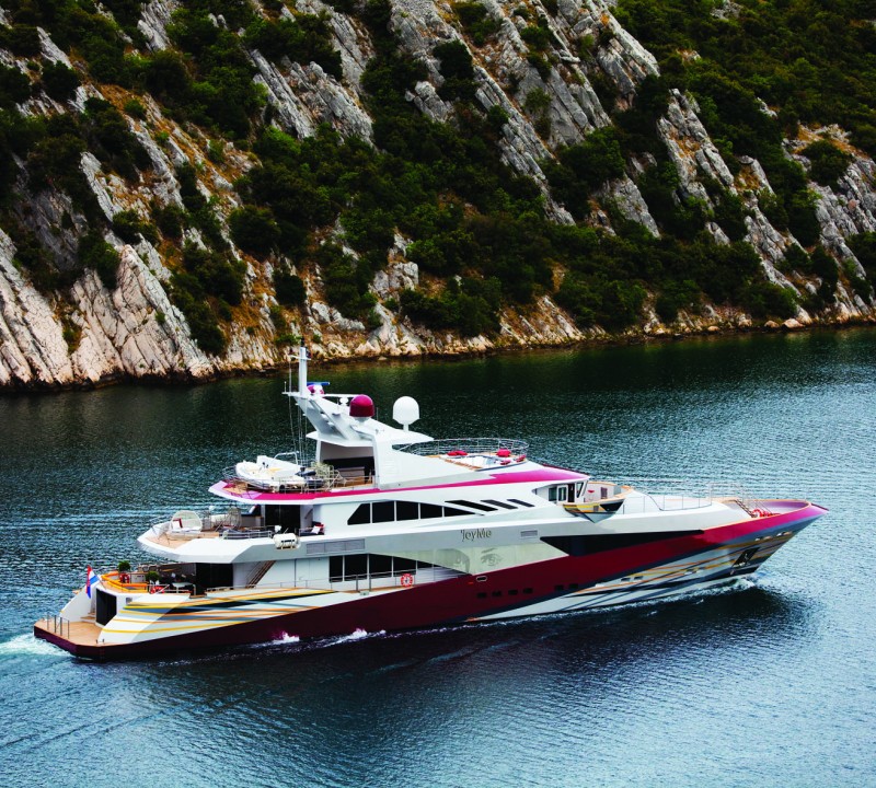 Superyacht JoyMe - Exterior styling and interior design by Marijana Radovic of Standby