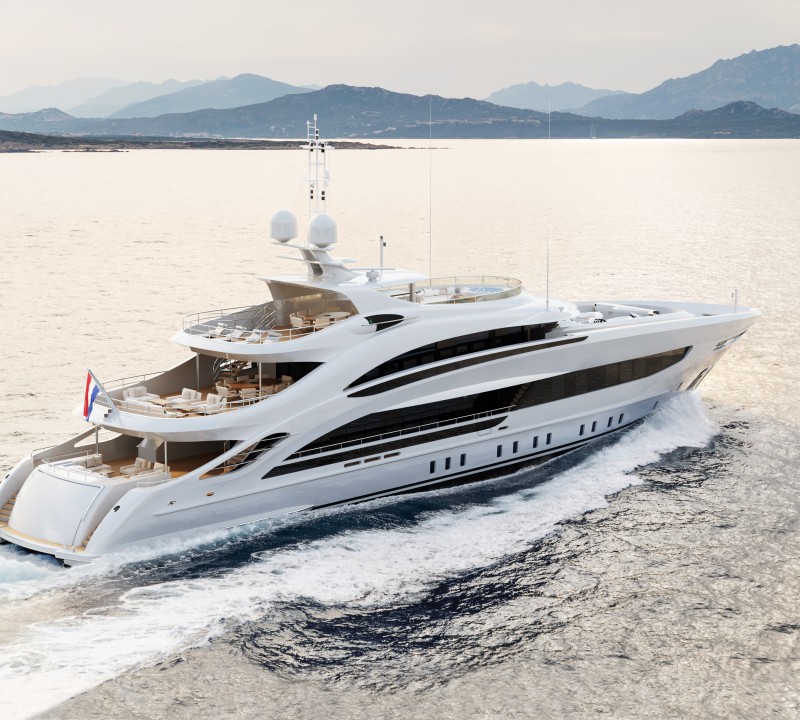 Superyacht Project AURA By Heesen - Rendering