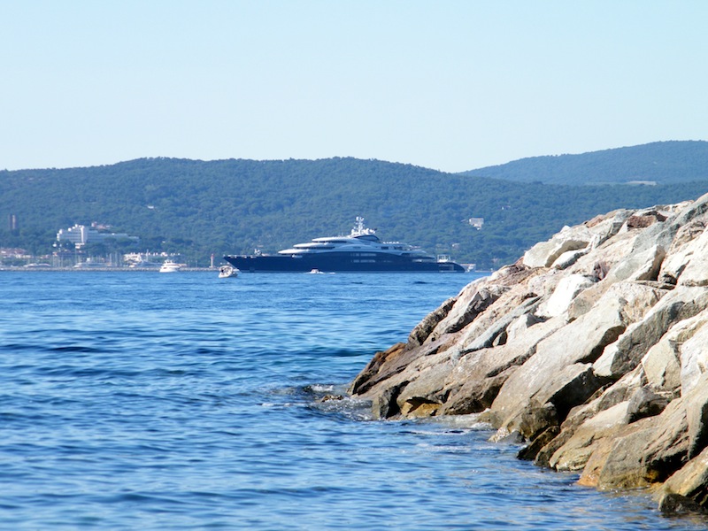 Superyacht Serene photographed in the Mediterranean