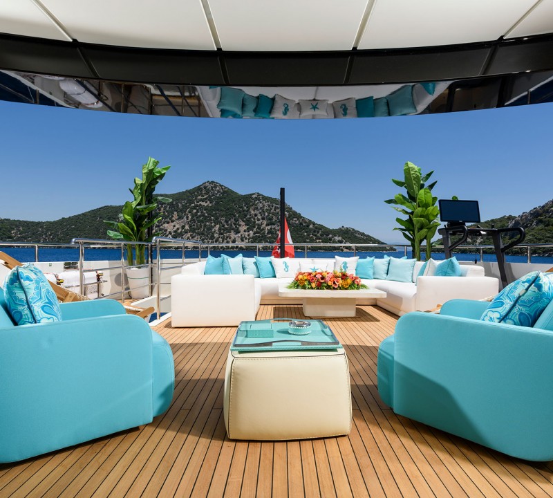 Upper Deck Aft Seating Area