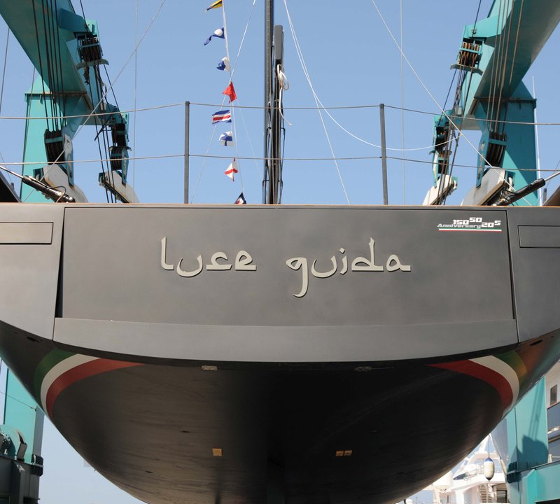 Vismara V80 Maxi Yacht Luce Guida aft
