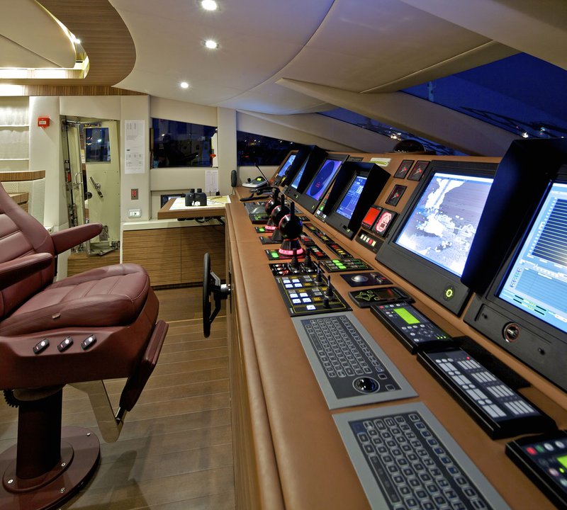 Wheelhouse At Night