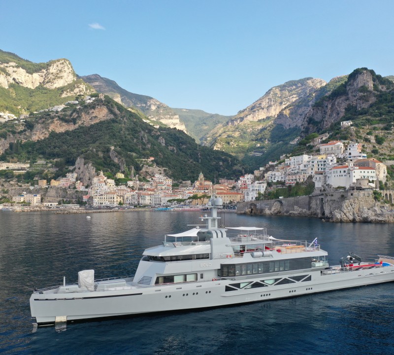 Yacht BOLD At Anchor