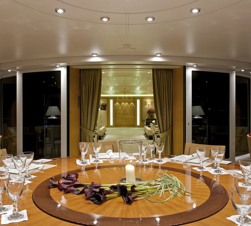 Yacht CAIPIRINHA By Lurssen - Aft Al Fresco Dining