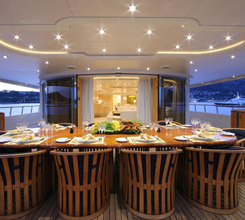 Yacht CAPRI By Lurssen - Al Fresco Dining
