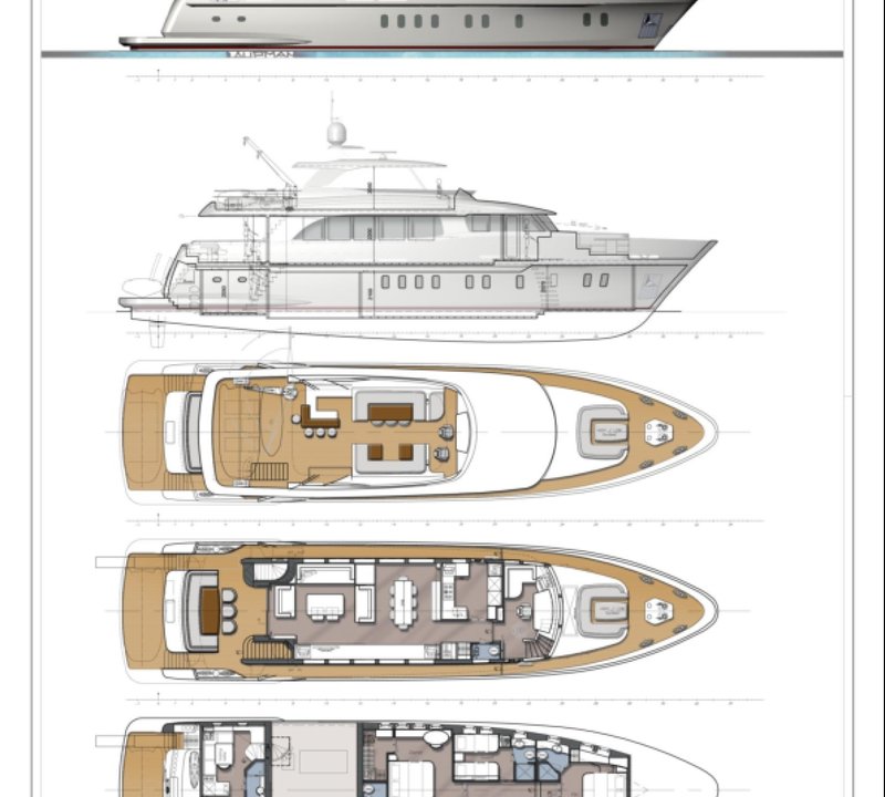Yacht FIREFLY By Mulder - Layout