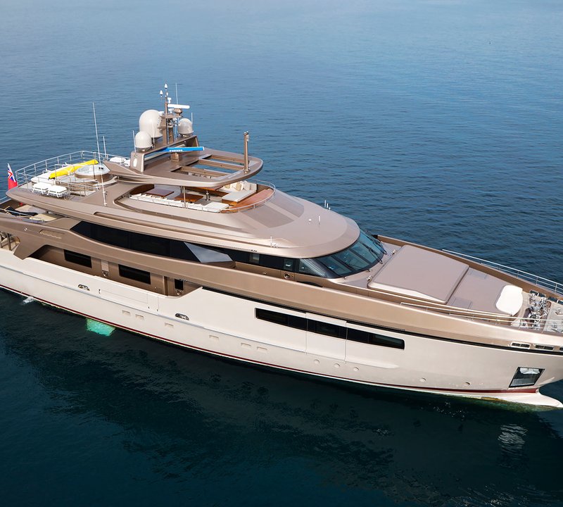 Yacht GEOSAND - Profile From The Air