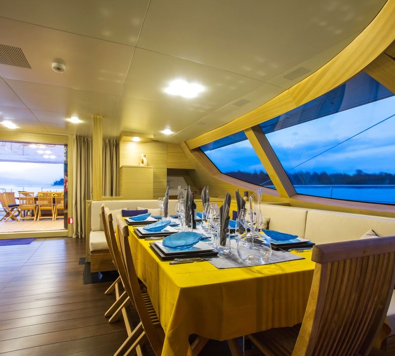 Yacht Hutiane Catamaran - Salon