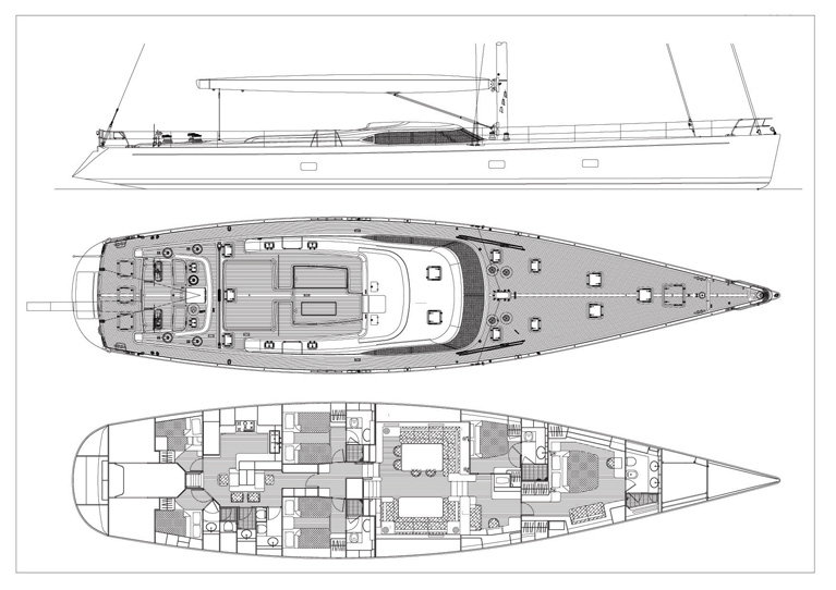 Yacht ILLUSION OF THE ISLES - Arrangement