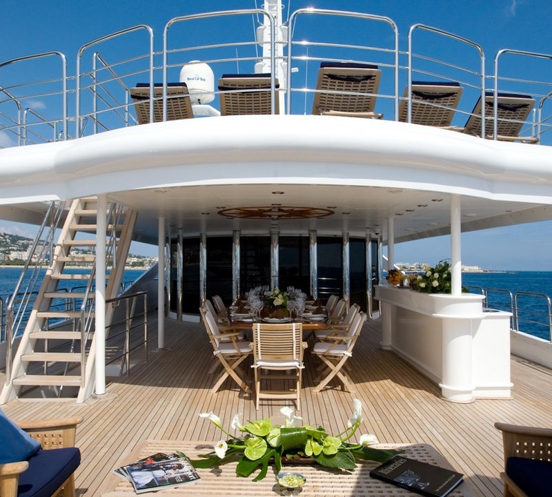 Yacht INSIGNIA - Upper Deck