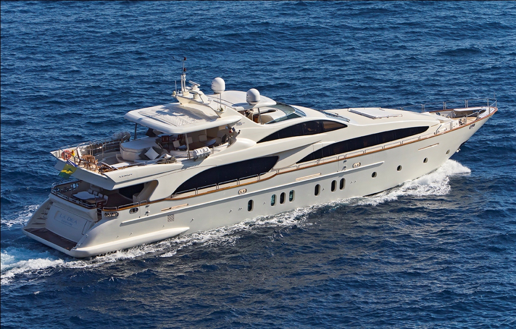 Yacht LA DEA -  From Above