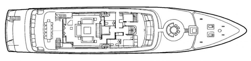 Yacht MARIU - Bridge Deck