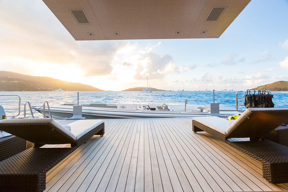 Yacht Mogambo Swim Platform And Beach Club