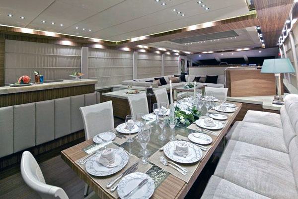 Yacht OPATI -  Formal Dining