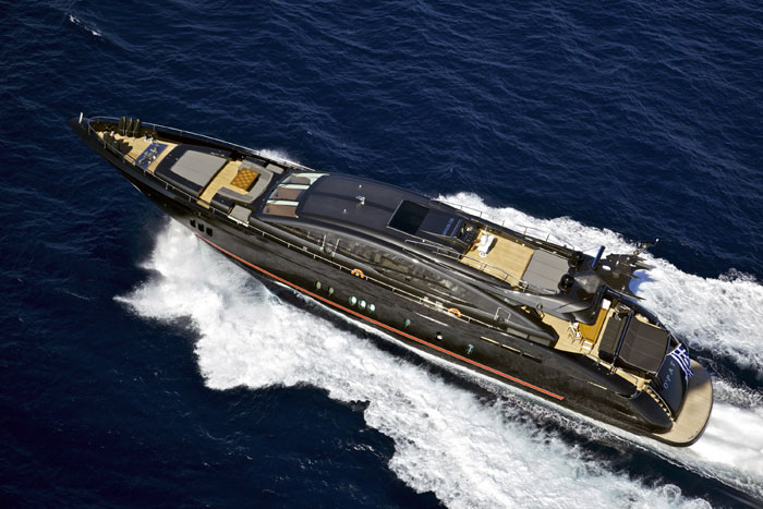 Yacht OPATI -  From Above