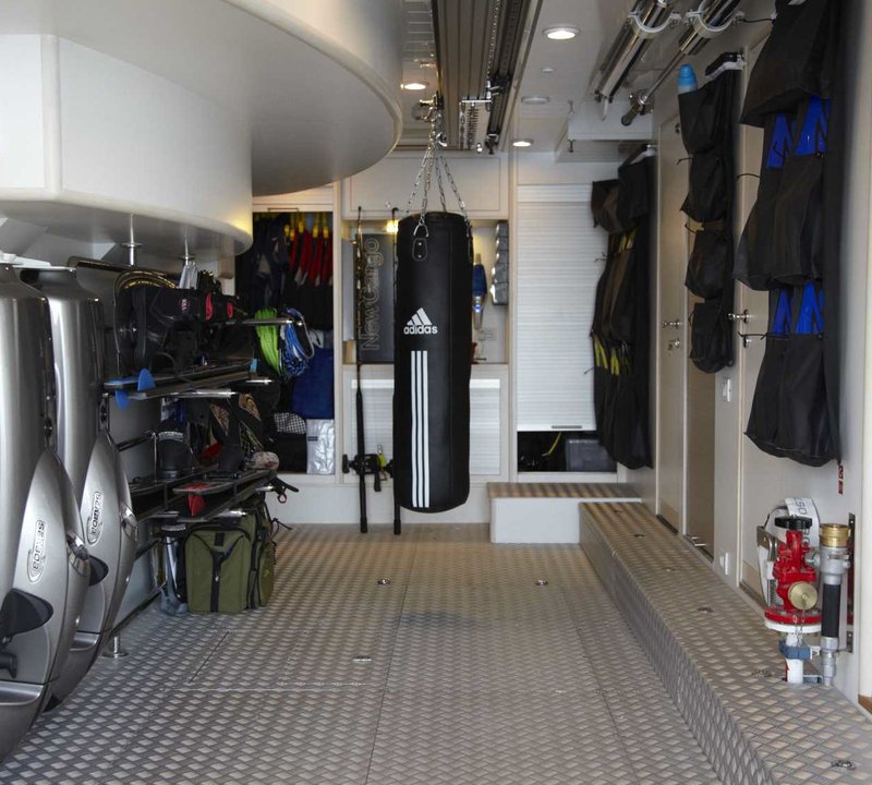 Yacht PANTHALASSA By Perini Navi - Dusk  - Water Toy Garage