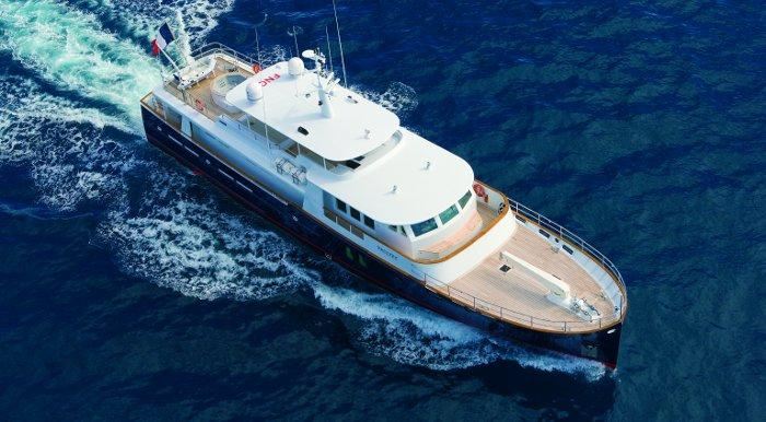 Yacht PAOLYRE - From Above