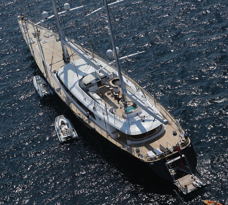 Yacht PARSIFAL III By Perini Navi - From Above